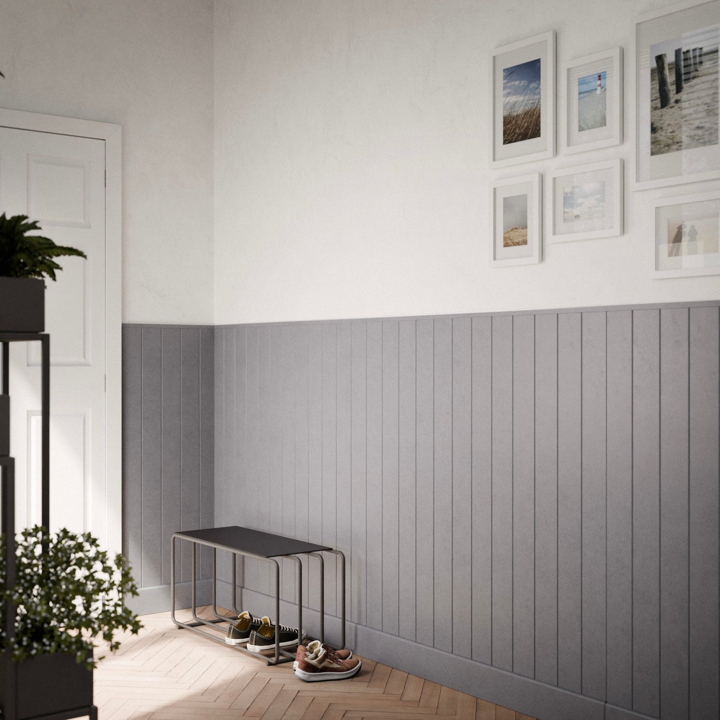 1x Tongue & Groove Style Panel 600mm Wide x 1400mm/1600mm High
