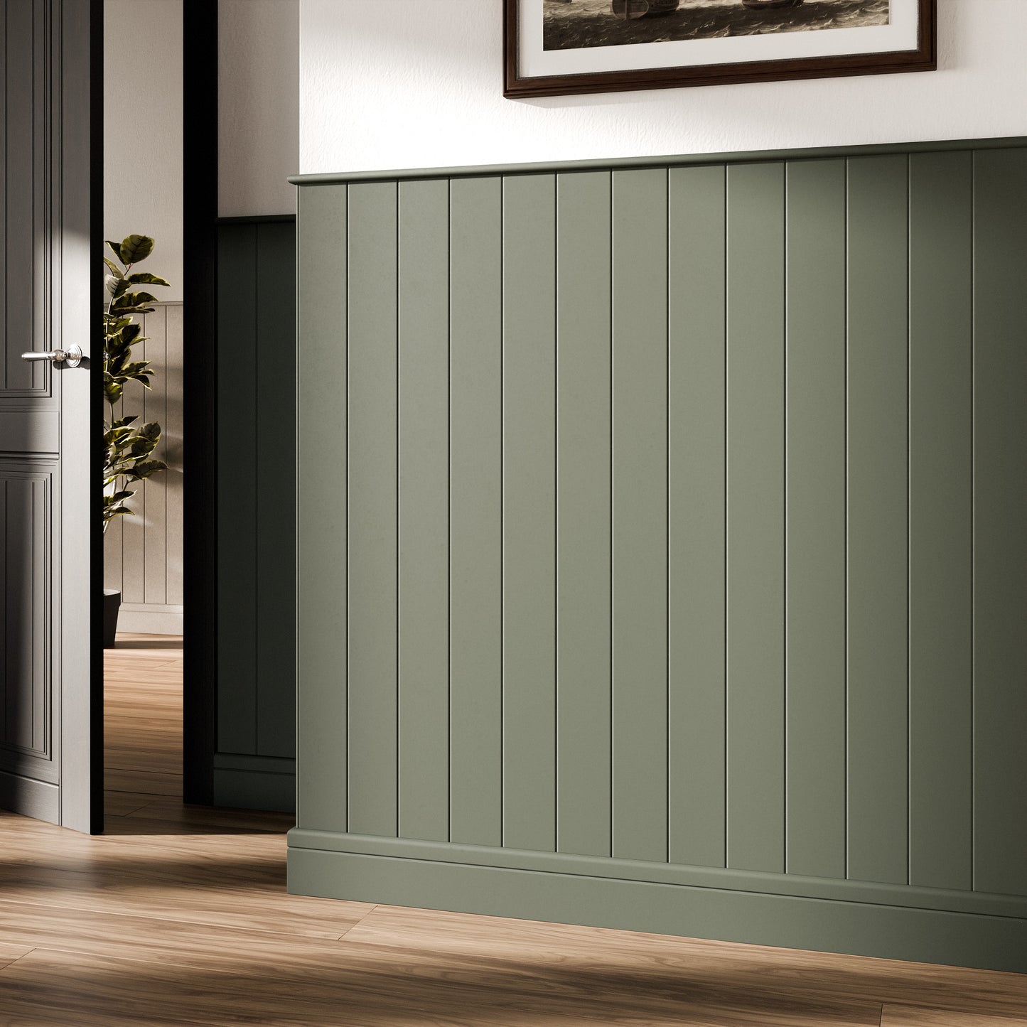 1x Tongue & Groove Style Panel 300mm Wide x 1000mm/1200mm High