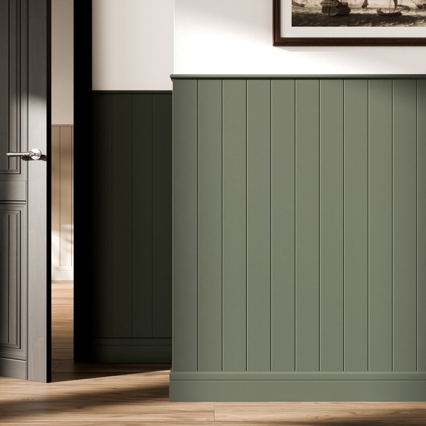 1x Tongue & Groove Style Panel 600mm Wide x 1000mm/1200mm High