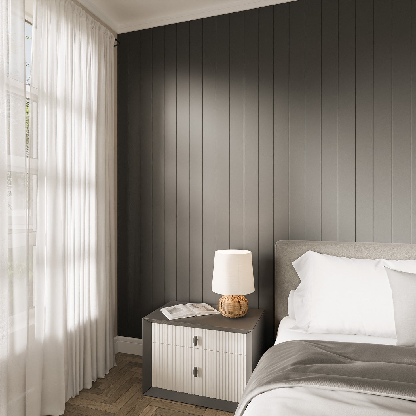 4x Tongue & Groove Style Panel 600mm Wide x 2400mm High