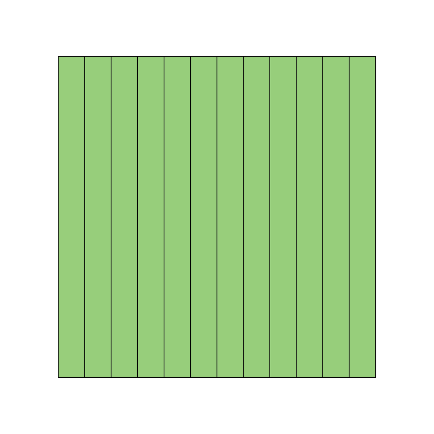 1x Tongue & Groove Style Panel 600mm Wide x 1400mm/1600mm High
