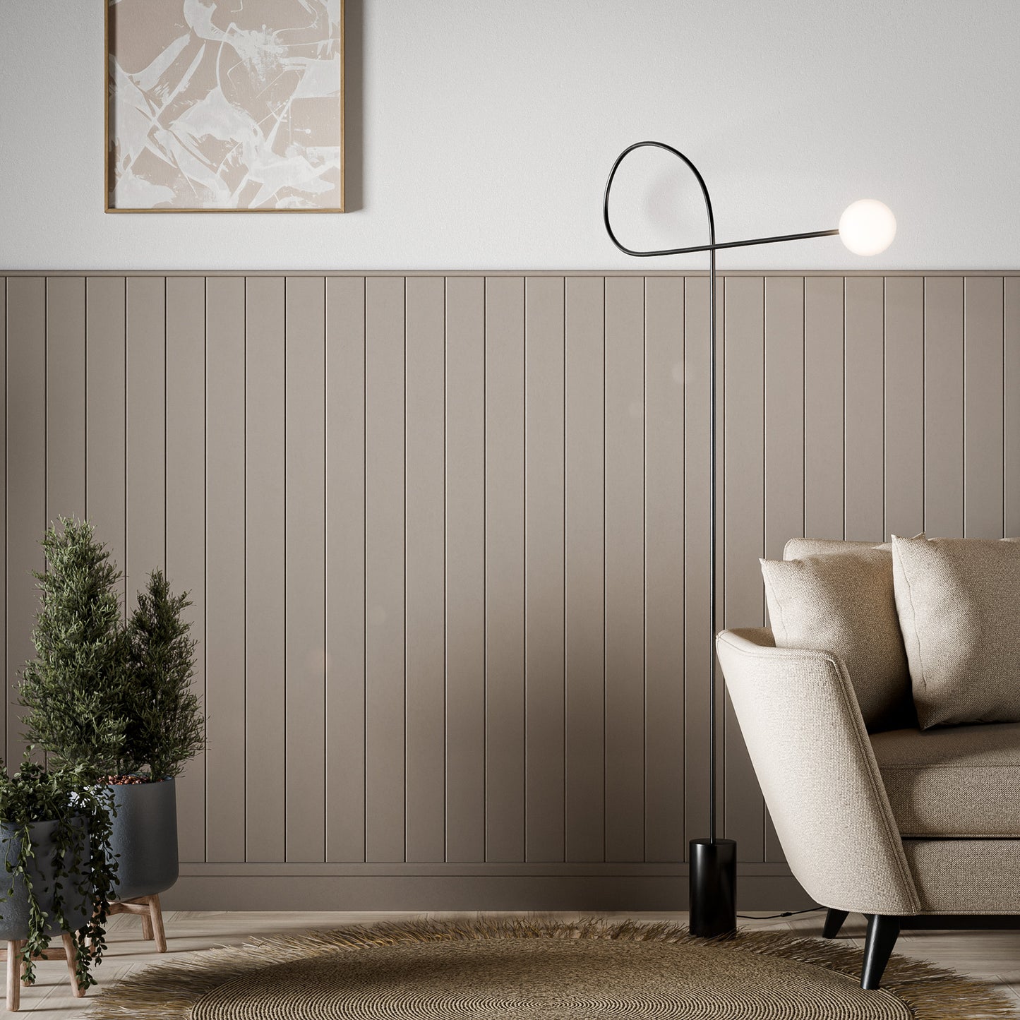 1x Tongue & Groove Style Panel 600mm Wide x 1400mm/1600mm High