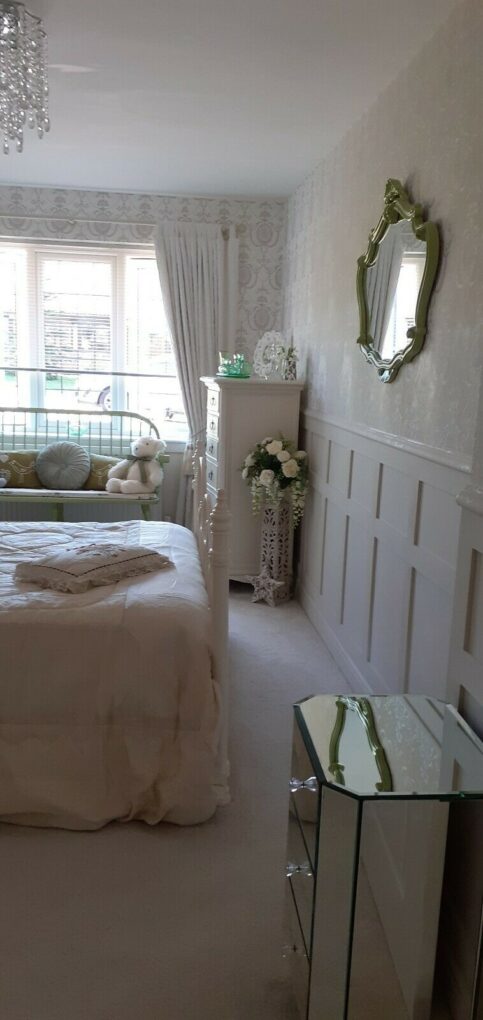 Single Panel – Edwardian Style Wall Panelling 320mm Wide