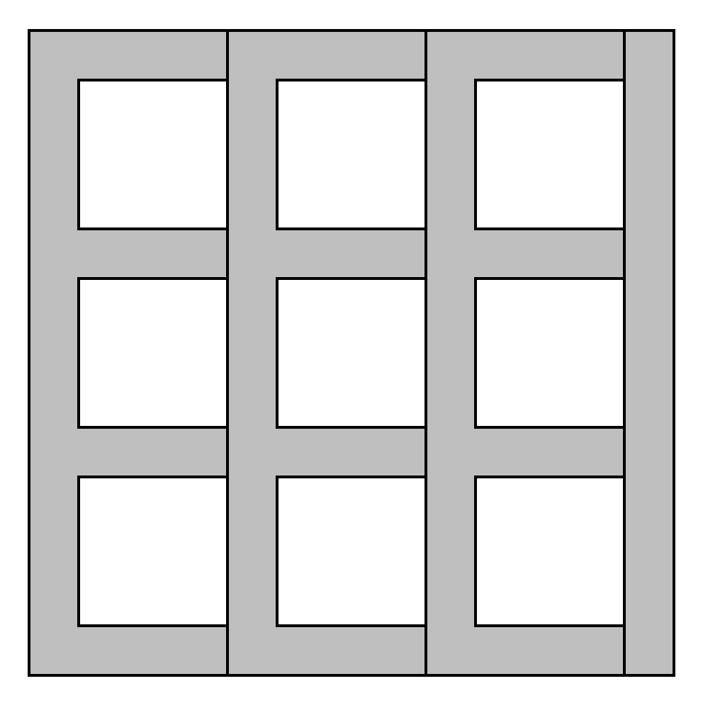 Shaker Style Wall Panel 320mm Wide