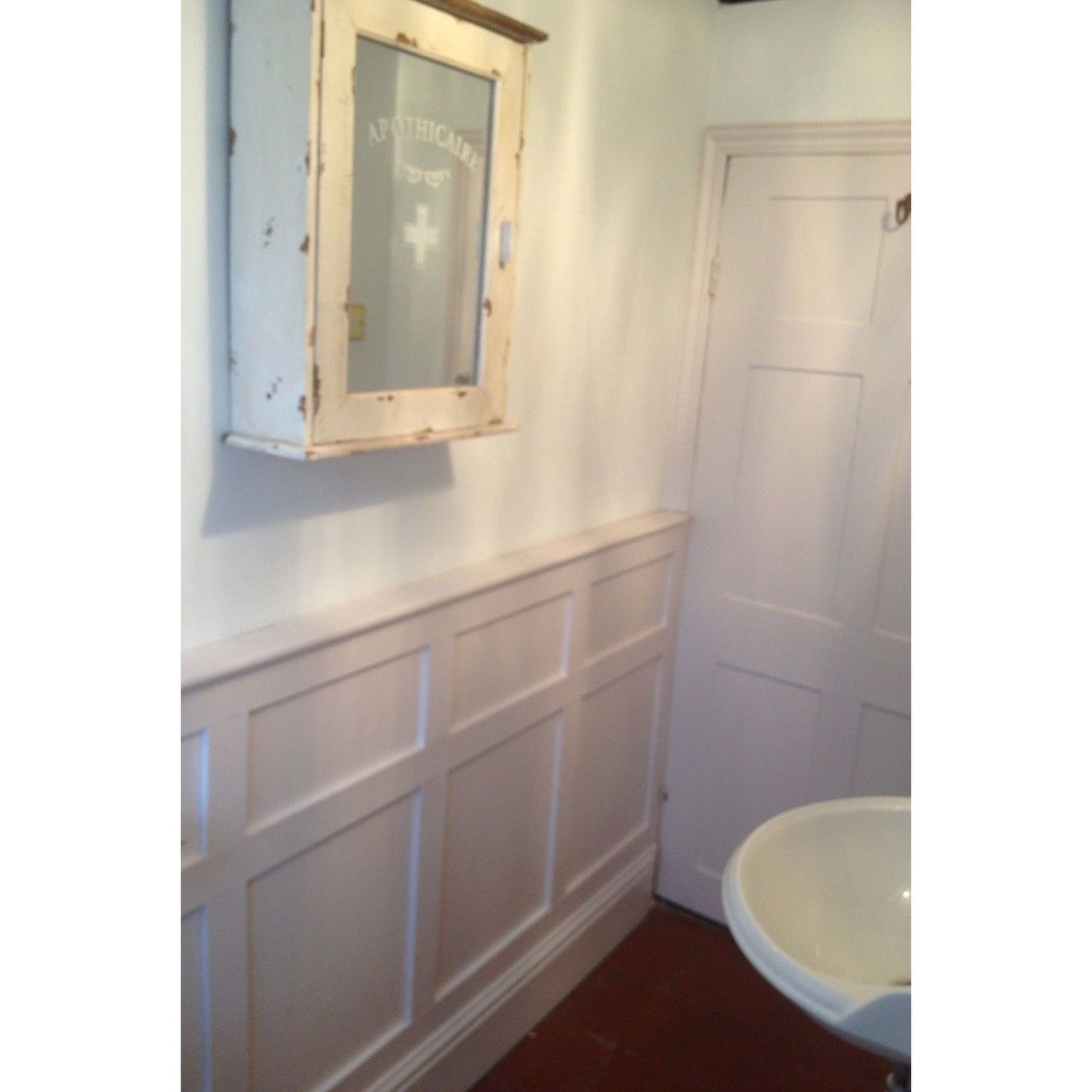 2.3m Wide Kit – Edwardian Style Wall Panelling – 7x 320mm Wide by 1130mm High - WITH BACKBOARDS