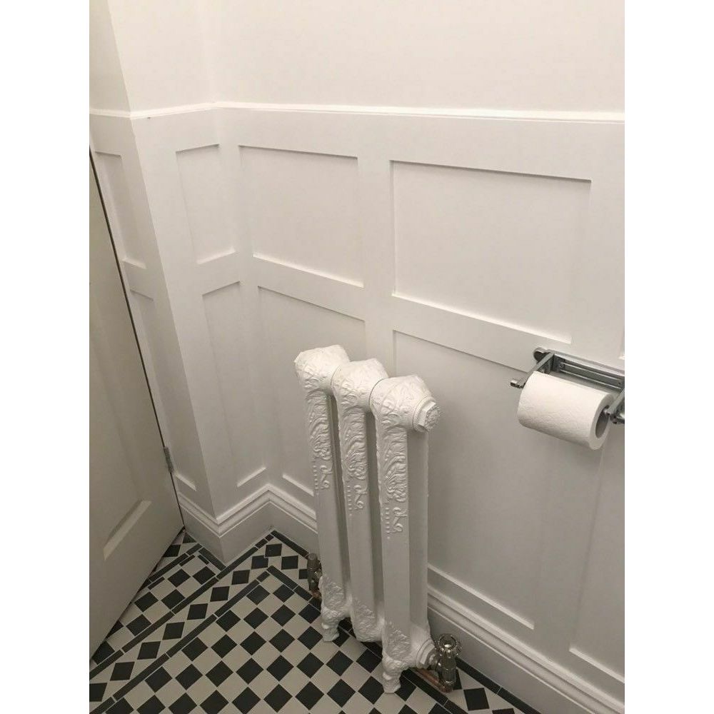 2.3m Wide Kit – Edwardian Style Wall Panelling – 7x 320mm Wide by 1130mm High - WITH BACKBOARDS