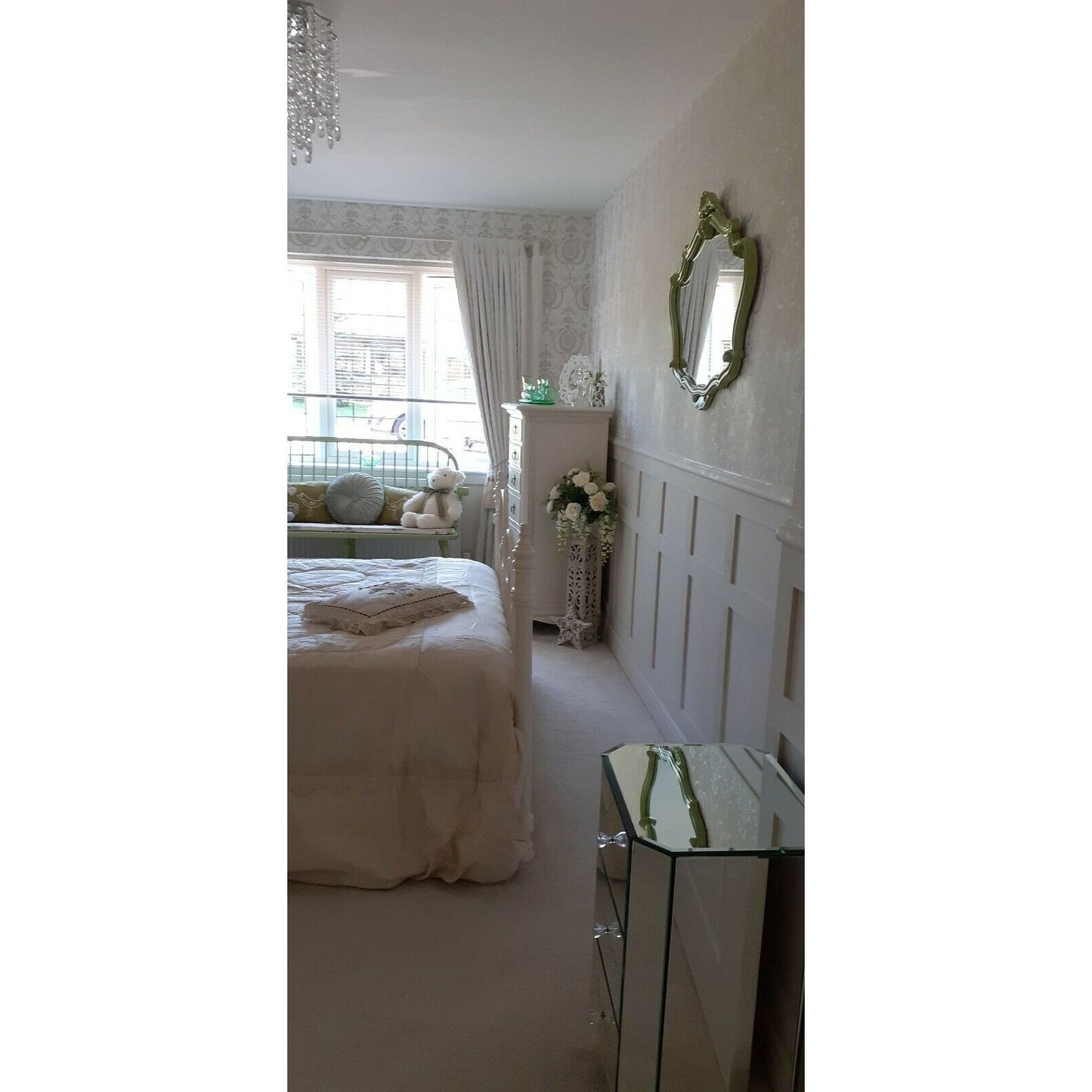 2.3m Wide Kit – Edwardian Style Wall Panelling – 7x 320mm Wide by 1130mm High - WITH BACKBOARDS