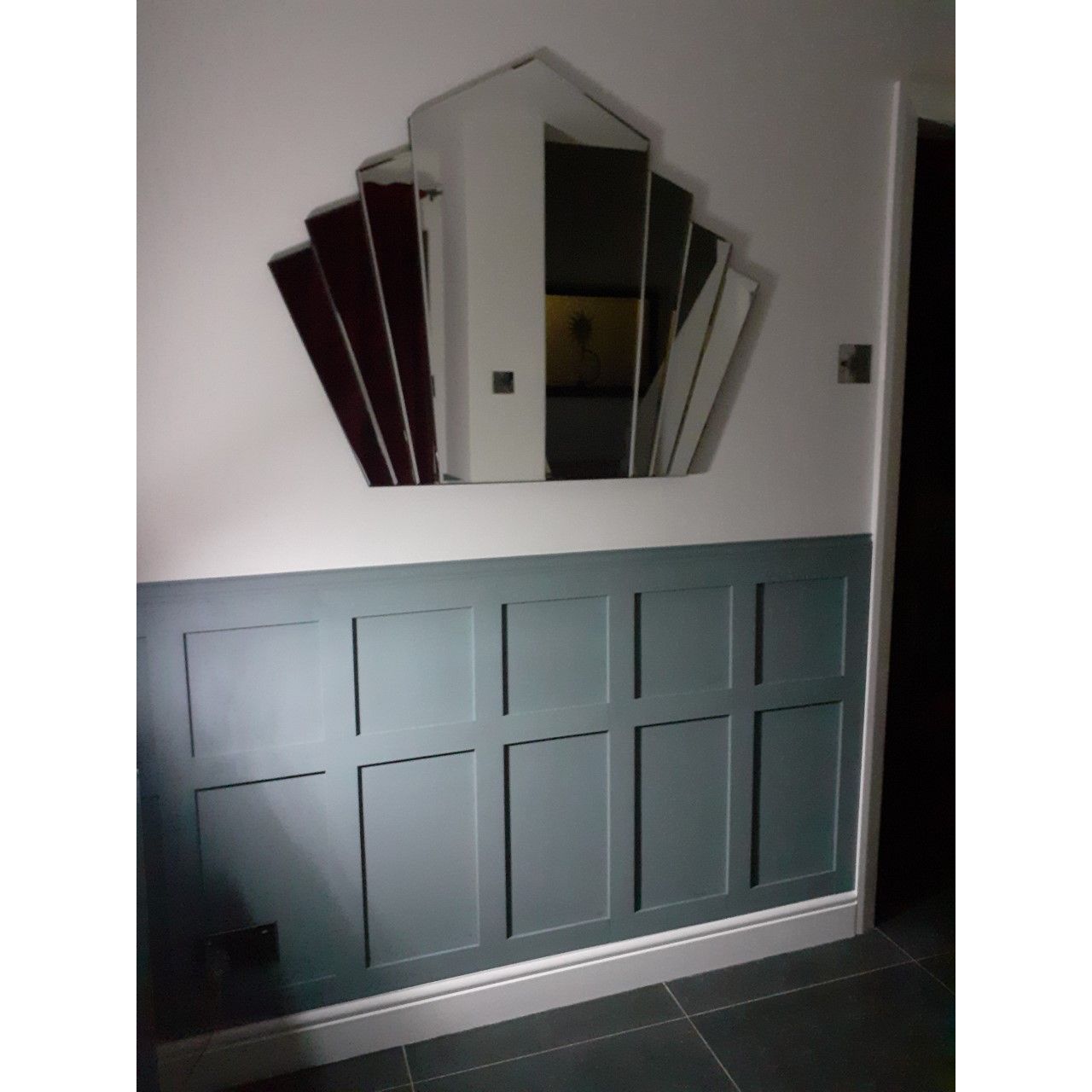 2.3m Wide Kit – Edwardian Style Wall Panelling – 7x 320mm Wide by 1130mm High - WITH BACKBOARDS
