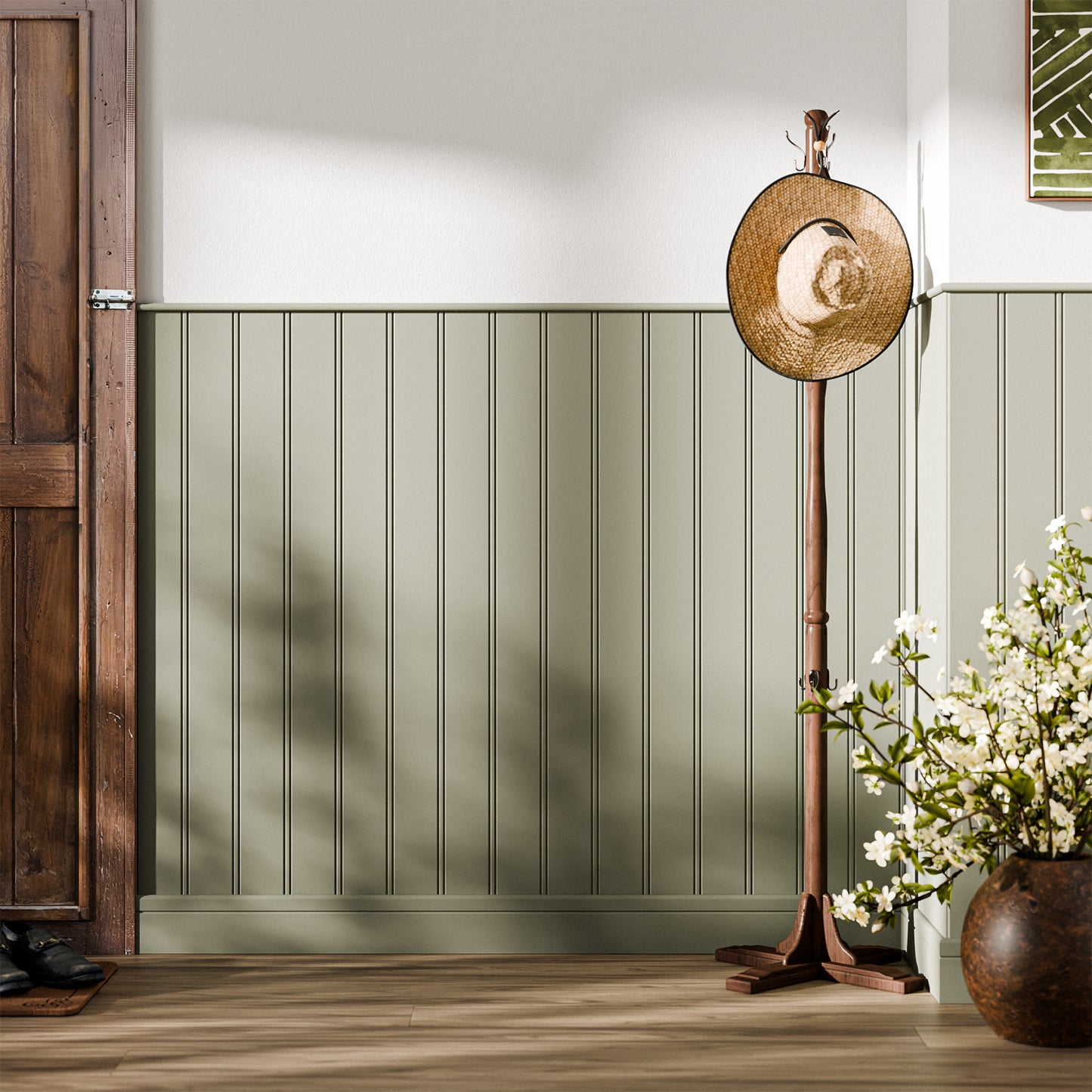 2.4m Wide Kit – Tongue & Groove MDF Wall Panels – 4x 600mm Wide x 1000mm/1200mm High