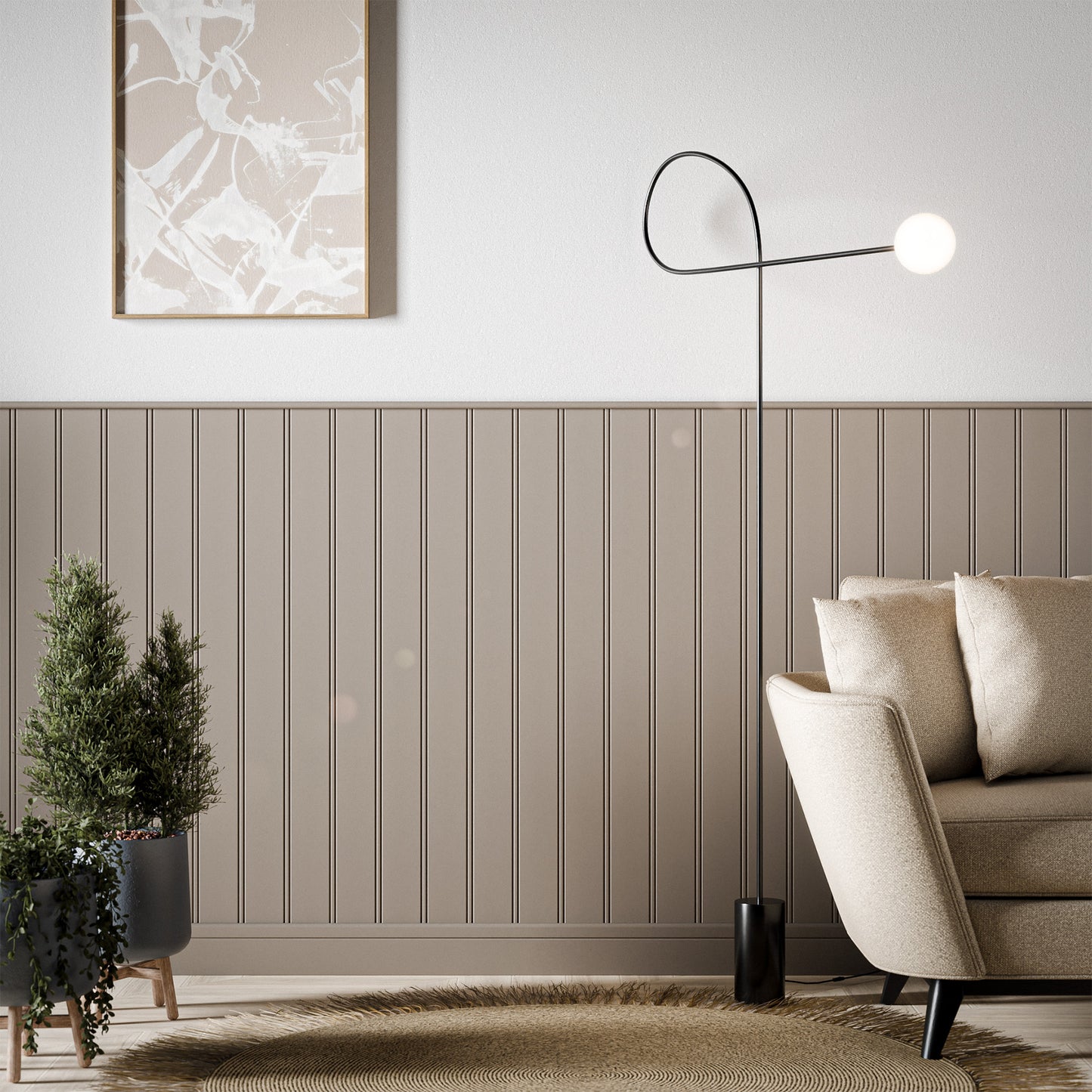 2.4m Wide Kit – Tongue & Groove MDF Wall Panels – 4x 600mm Wide x 1000mm/1200mm High