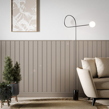 2.4m Wide Kit – Tongue & Groove MDF Wall Panels – 4x 600mm Wide x 1000mm/1200mm High