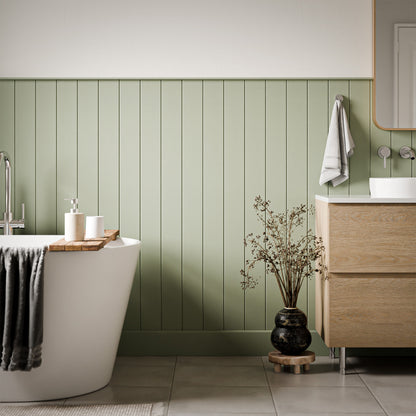 2.4m Wide Kit – Tongue & Groove MDF Wall Panels – 4x 600mm Wide x 1000mm/1200mm High