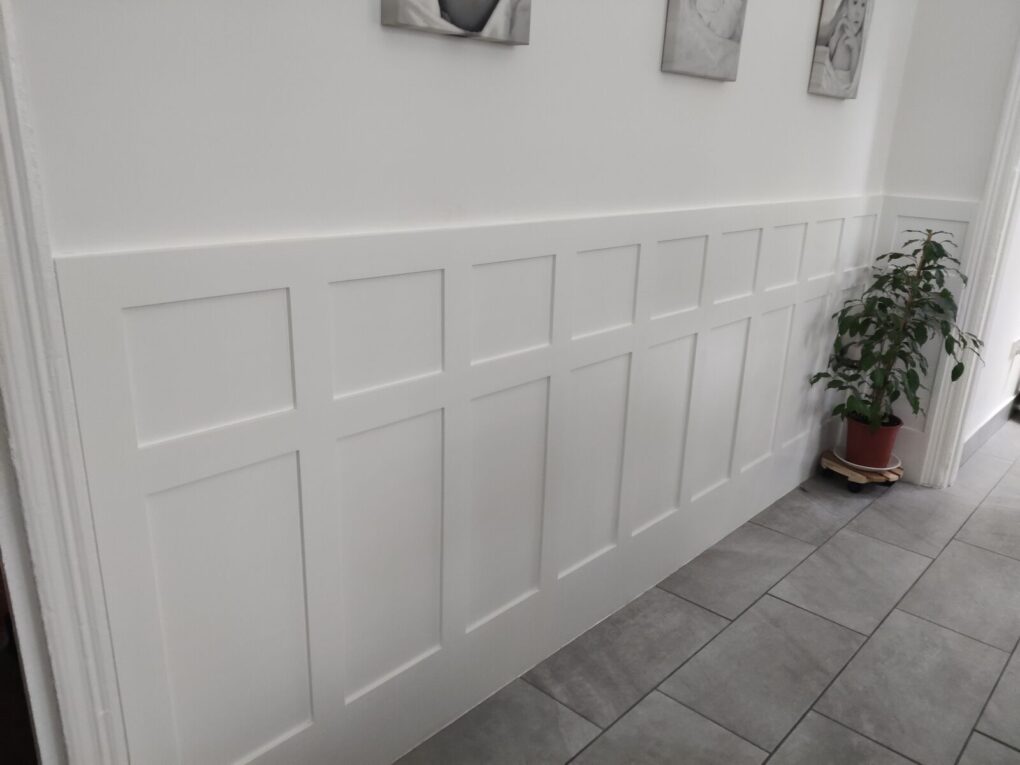 Single Panel – Edwardian Style Wall Panelling 450mm Wide